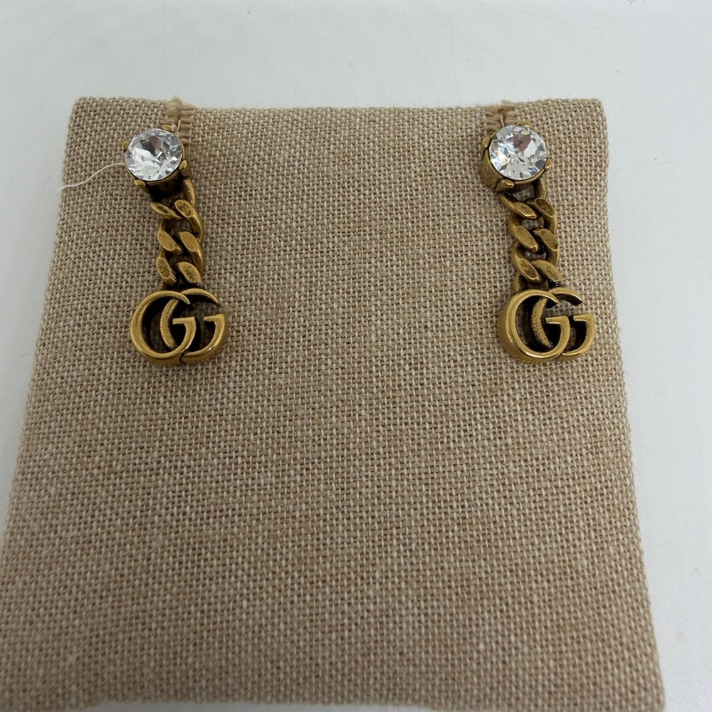 Authentic Gucci GG drop earring - Picture 2 of 3